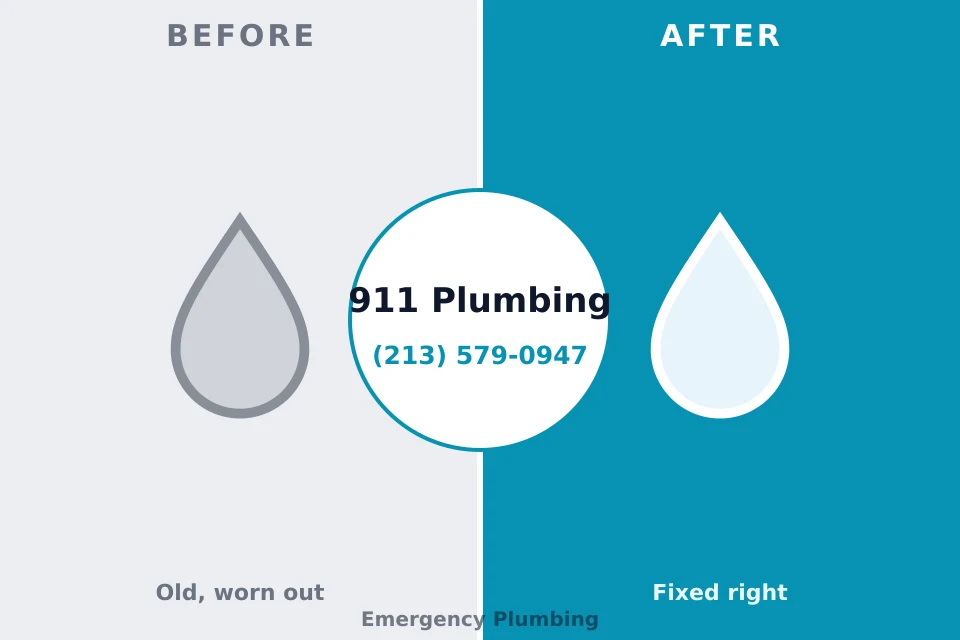 Before and after: plumbing company Athens, GA